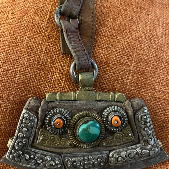 Antique TIBETAN belt PENDANT